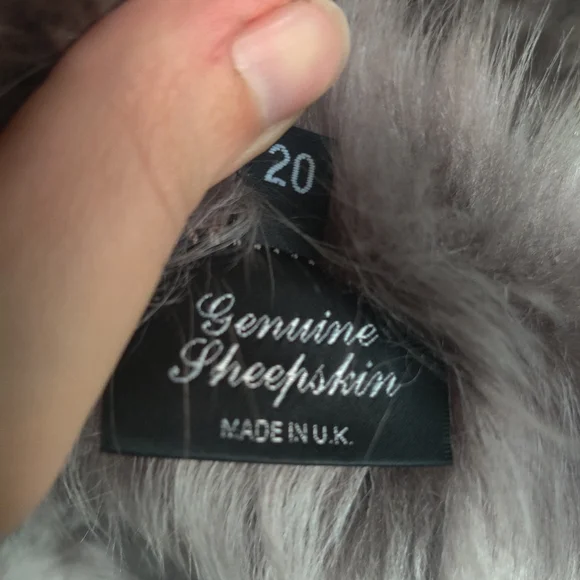 Toscana Sheepskin Shearling Coat Brown Suede Leather - Picture 9 of 9